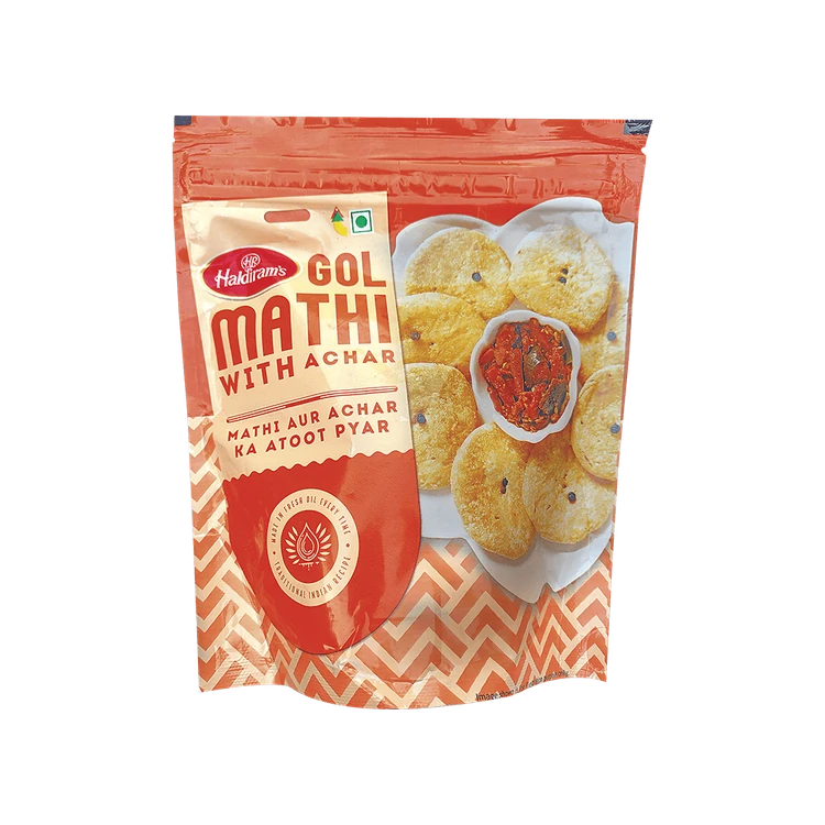 Haldiram's Mathri/Matthi, With Achar