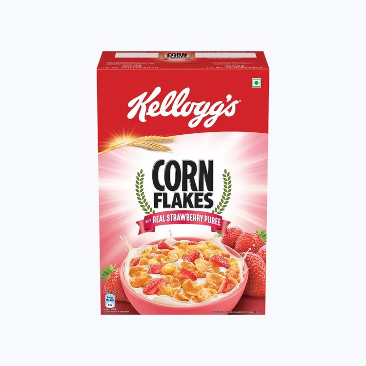 Kellogg's Real Strawberry Puree Corn Flakes