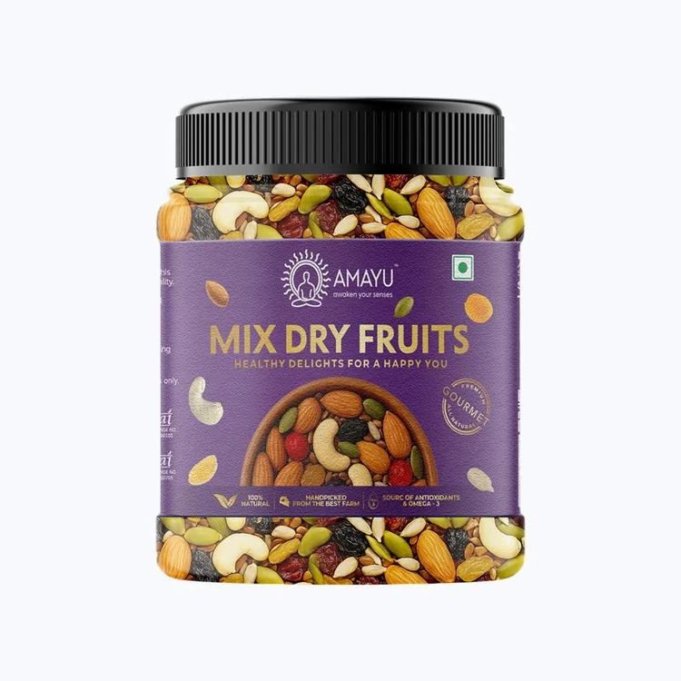 AMAYU Premium Dry Fruit and Seeds Mix