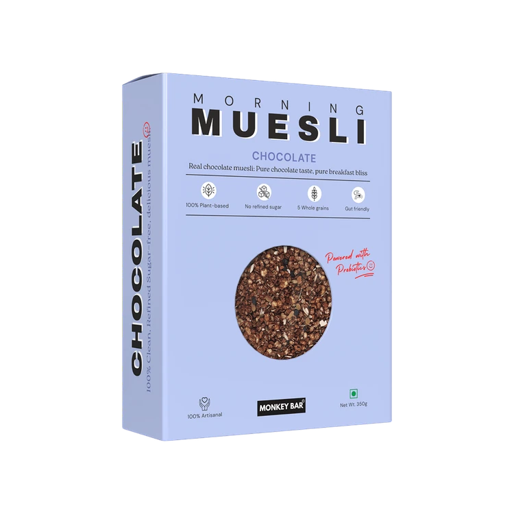 Monkey Bar 100% Clean Chocolate Muesli
