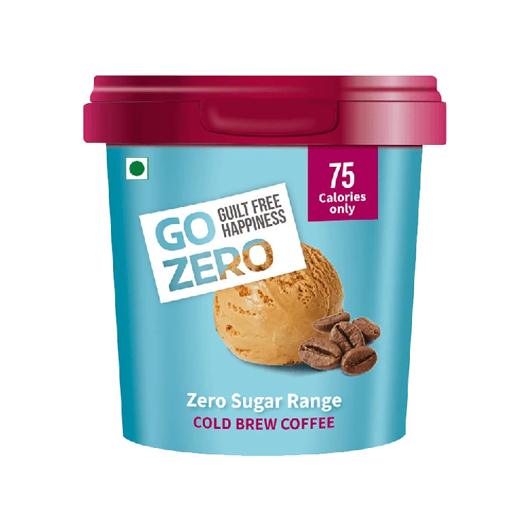 Go Zero Cold Brew Coffee Low Calorie Guilt Free Ice Cream Cup