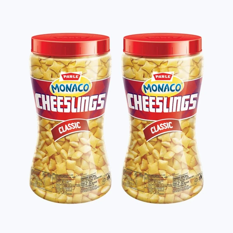 Parle Monaco Cheeslings Classic Biscuit - Pack of 2