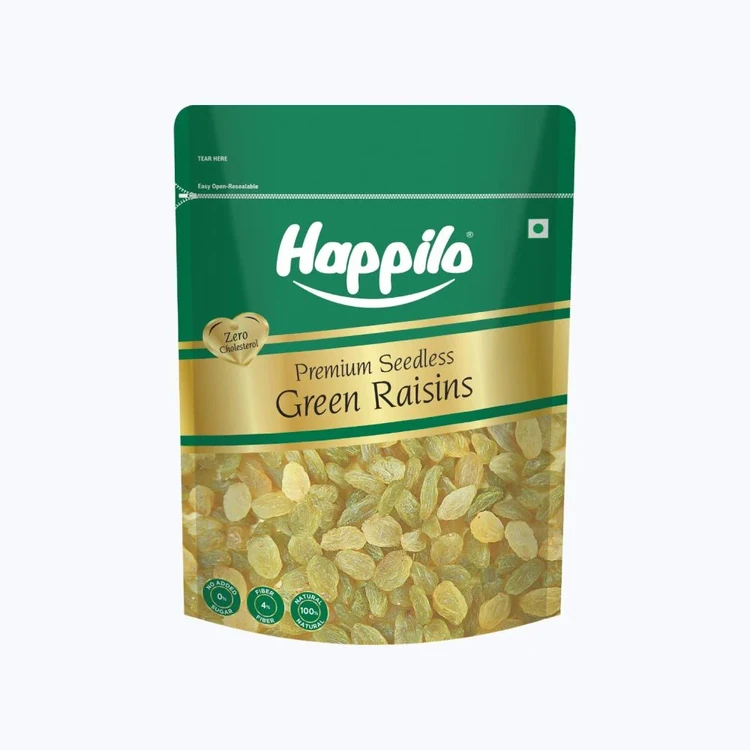Happilo Premium Seedless Green Raisins (Ona Drakshi)