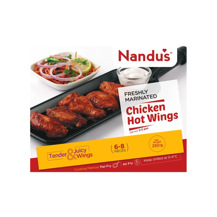 Nandu's Freshly Marinated Hot Chicken Wings