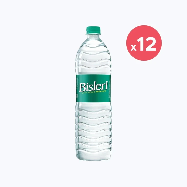 Bisleri Packaged Water (1 l) - Pack of 12