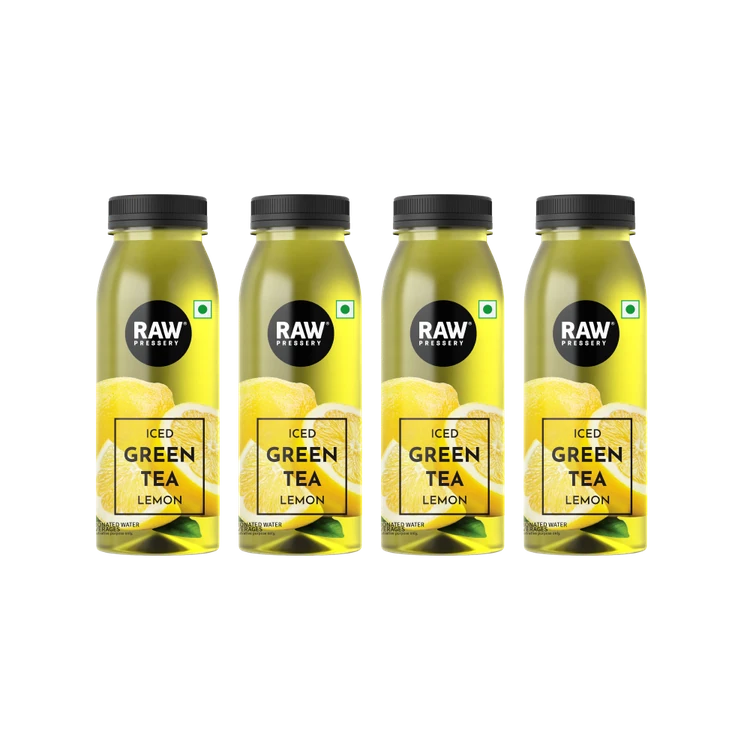 Raw Pressery Iced Green Tea (Lemon) - Pack of 4
