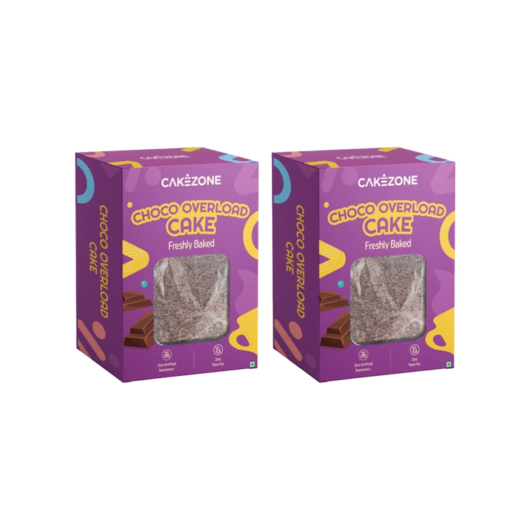CakeZone Chocolate Overload Teacake - Pack of 2