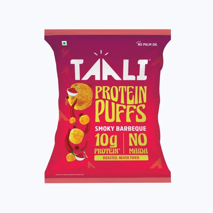 Taali Roasted Protein Puffs - Smoky Barbeque Snack