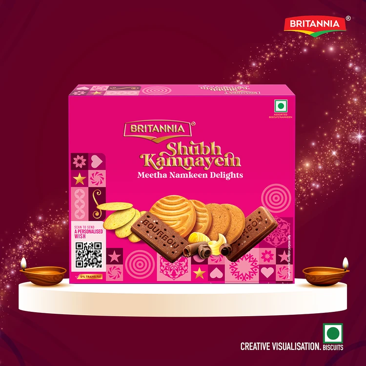 Britannia Shubhkamnaye Meetha Namkeen Delights Biscuits Gift Pack