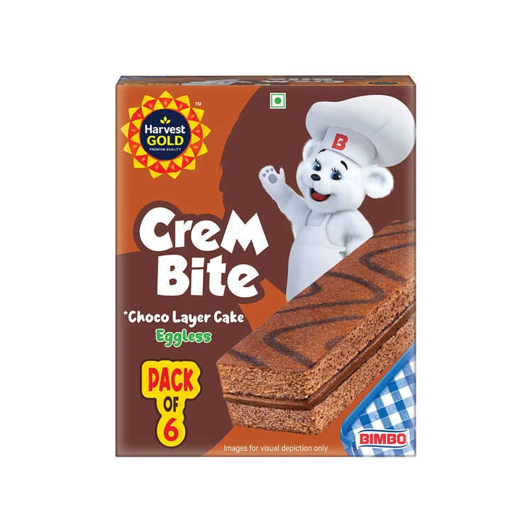 Harvest Gold Crem Bite Choco Layered Cake