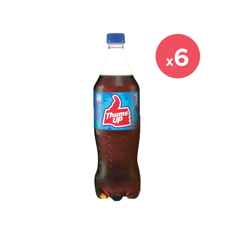 Thums Up Soft Drink (750 ml) - Pack of 6