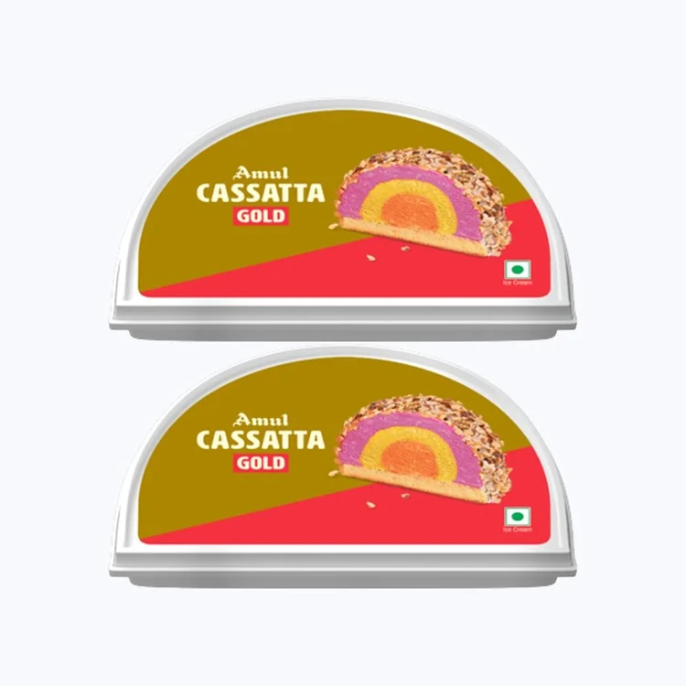 Amul Gold Cassata Ice Cream - Pack of 2