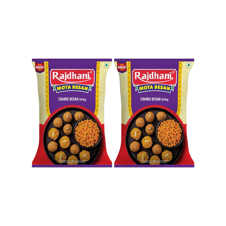 Rajdhani Mota Besan - Pack of 2