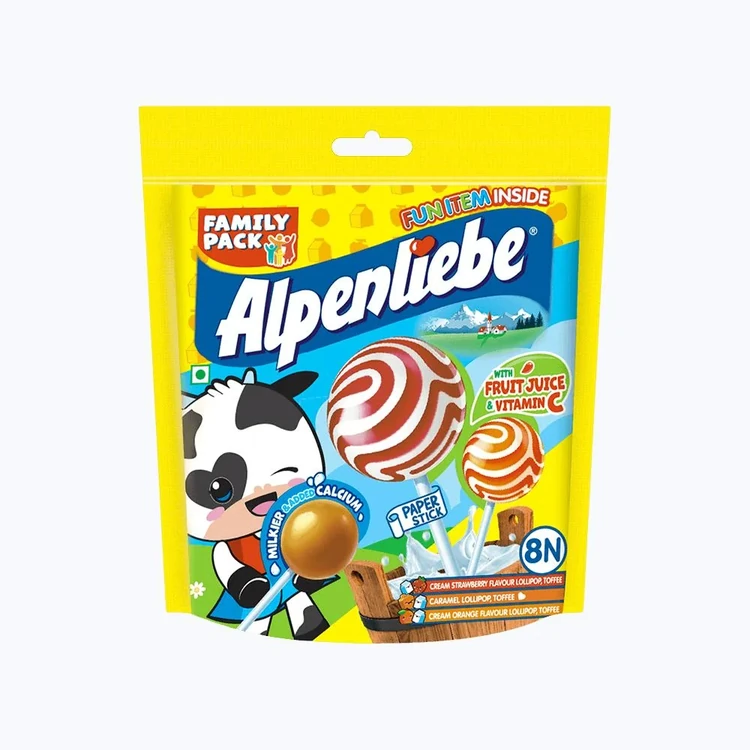 Alpenliebe Pop Assorted Flavours Lollipop (with Toy Inside)