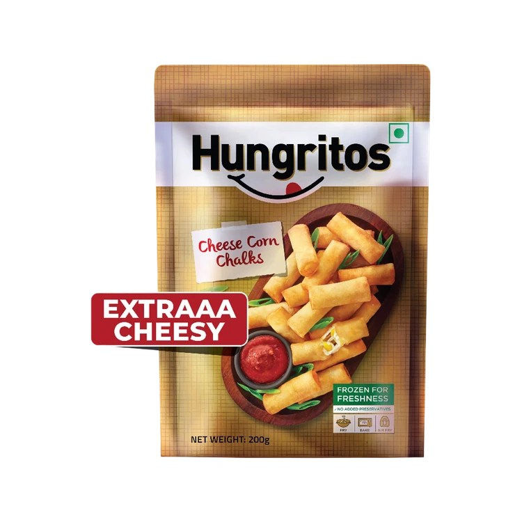 Hungritos Corn Cheese Sticks (Ready To Cook)
