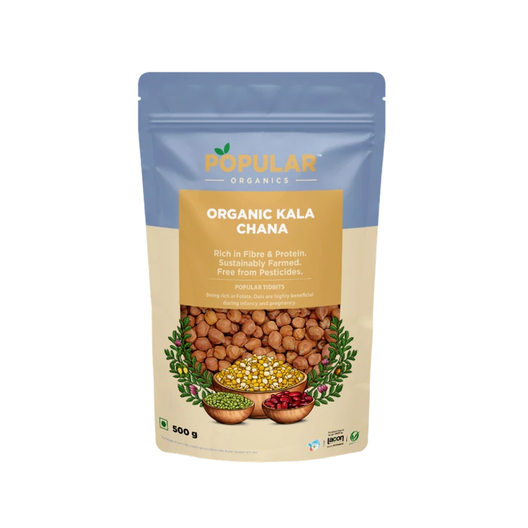 Popular Organics Kala Chana (Kadle Kalu)