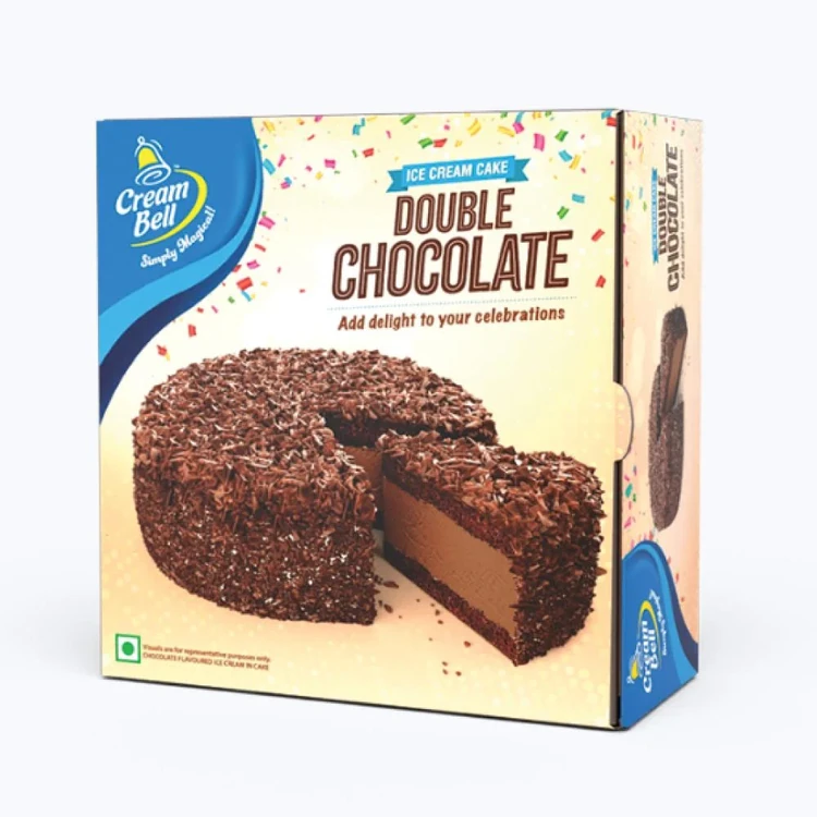 Cream Bell Double Chocolate Ice Cream Cake