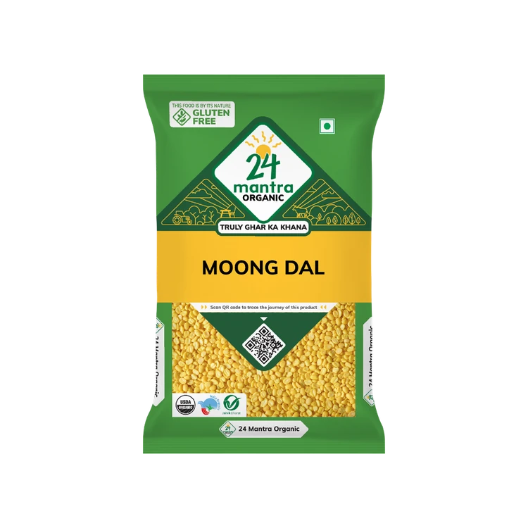 24 Mantra Organic Moong Dal (Dhuli)