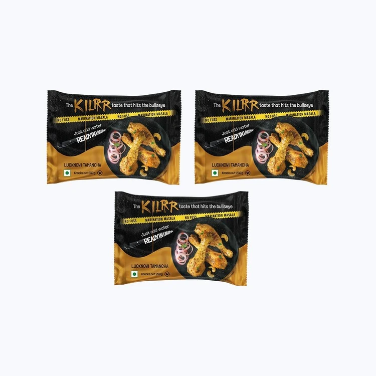 KILRR Lucknowi Tamancha Chicken Masala - Pack of 3 (Koli Masala)