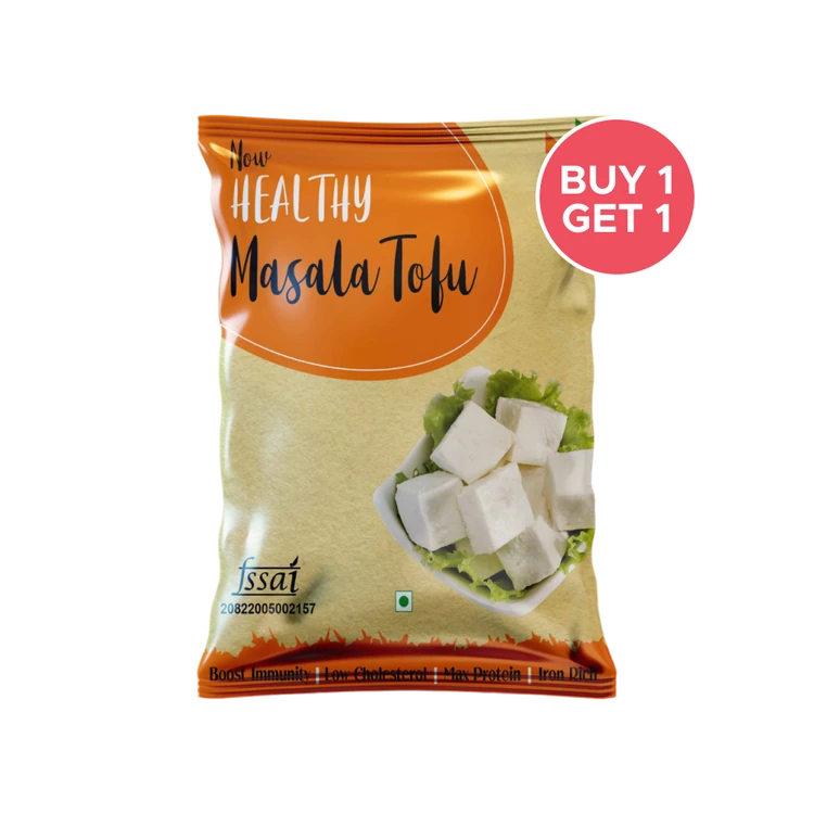 Now Healthy Masala Tofu (150 g) - Buy 1 Get 1 Free