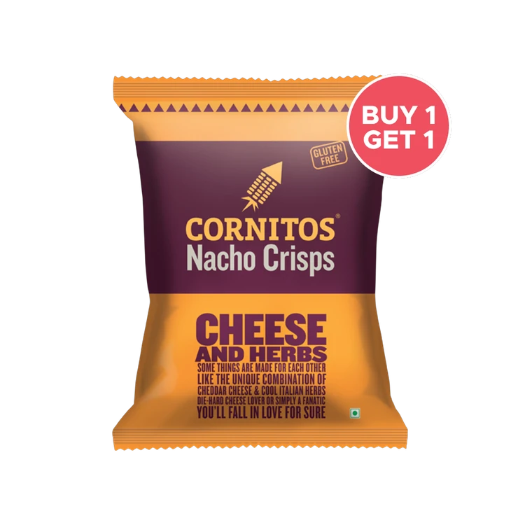 Cornitos Cheese & Herbs Nachos - Buy 1 Get 1 Free