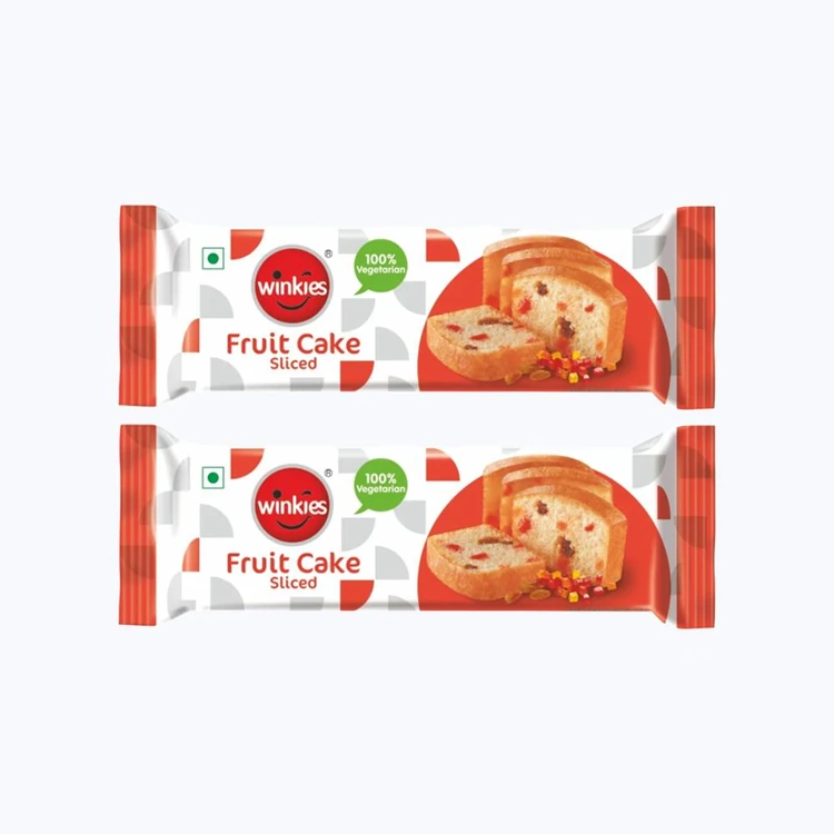 Winkies Fruit Slice Cake (Veg) - Pack of 2