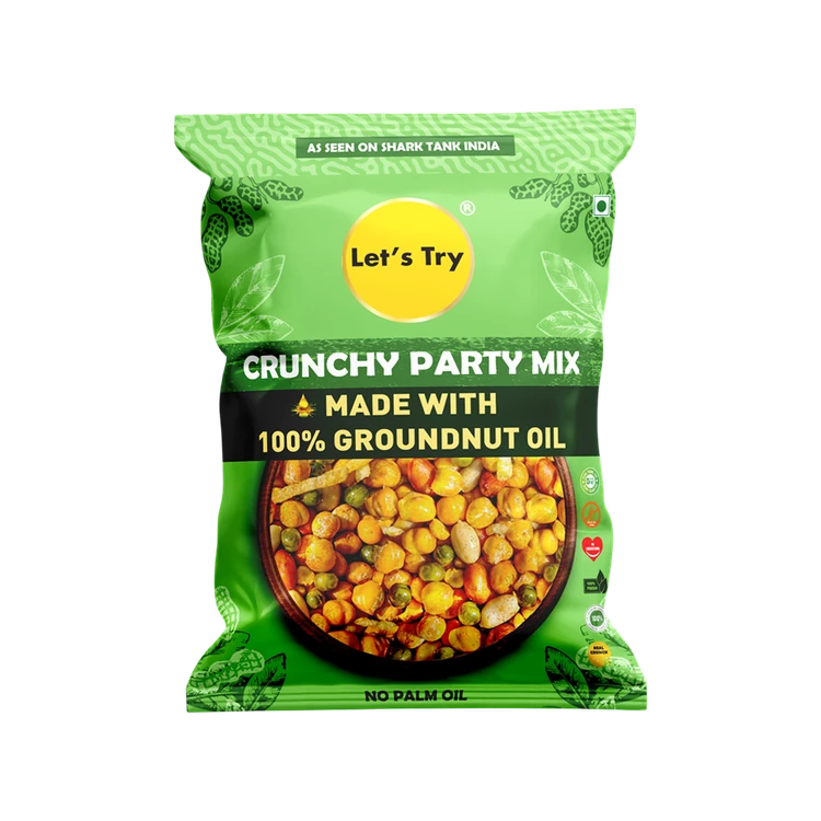 Let's Try Crunchy Party Mix Namkeen Snacks