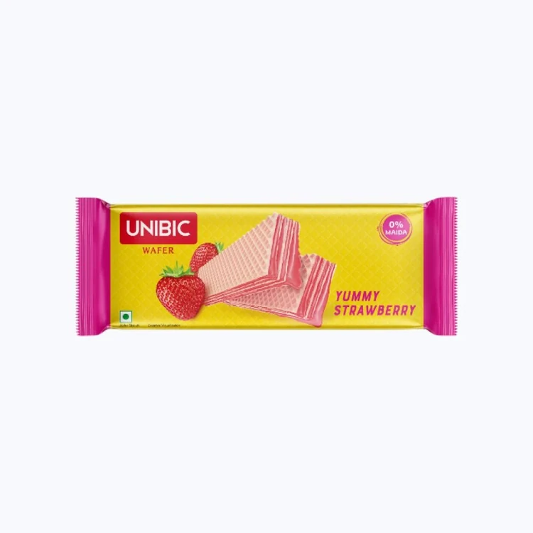 Unibic Yummy Strawberry Wafers