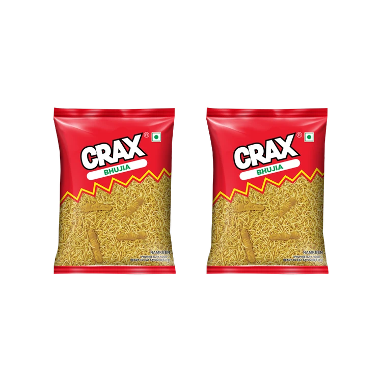 Crax Bhujia Namkeen Snacks - Pack of 2