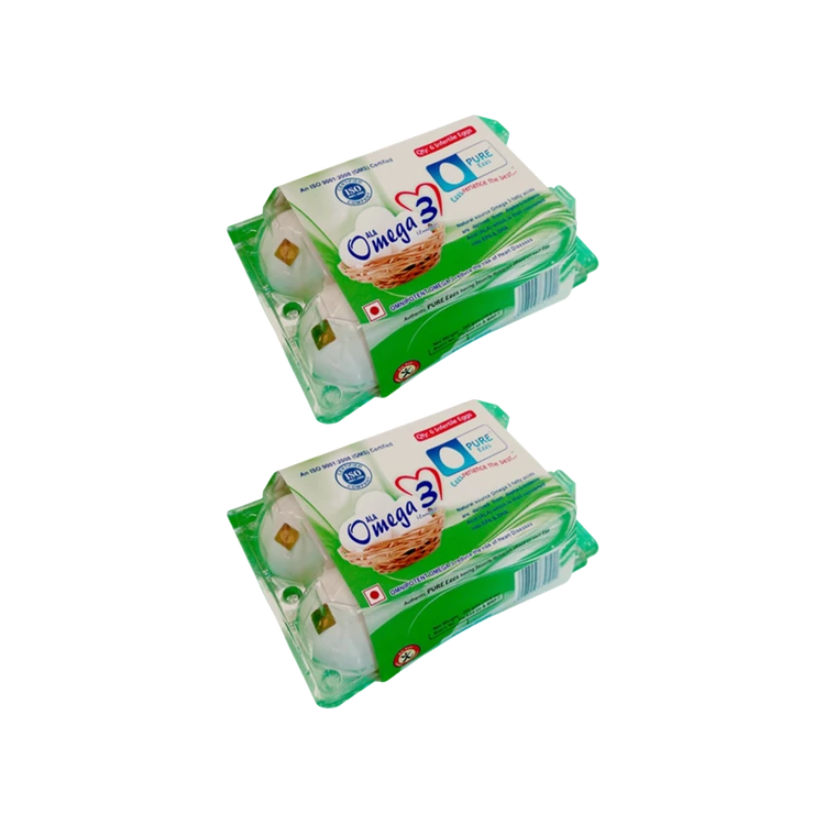 Pure Eggs Ala Omega 3 Speciality Eggs - Pack of 2