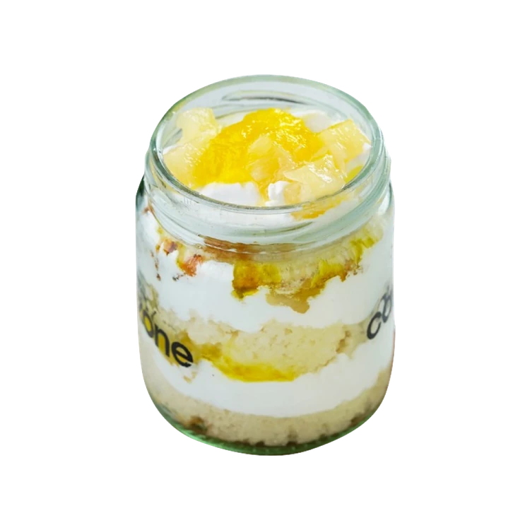 CakeZone Pineapple Mini Jar Cake