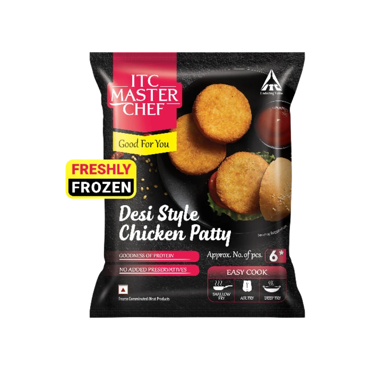 ITC Master Chef Desi Style Chicken Burger Patty