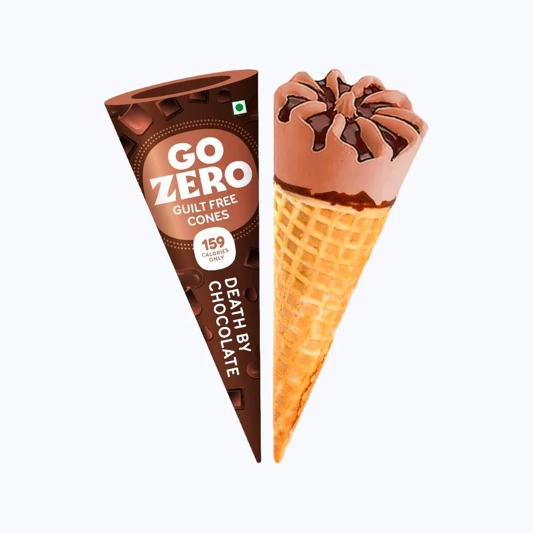Go Zero Death By Chocolate Low Calorie Guilt Free Ice Cream Cone