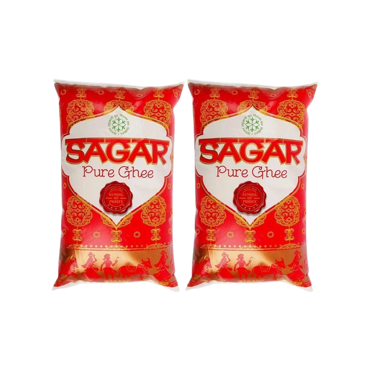 Sagar Pure Ghee (Packet) - Pack of 2 (Tuppa)