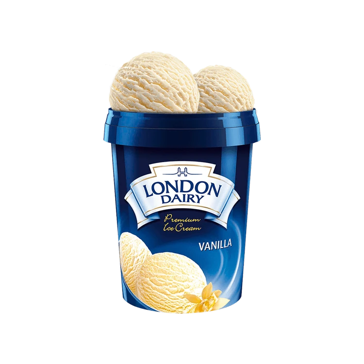 London Dairy Premium Vanilla Ice Cream Tub