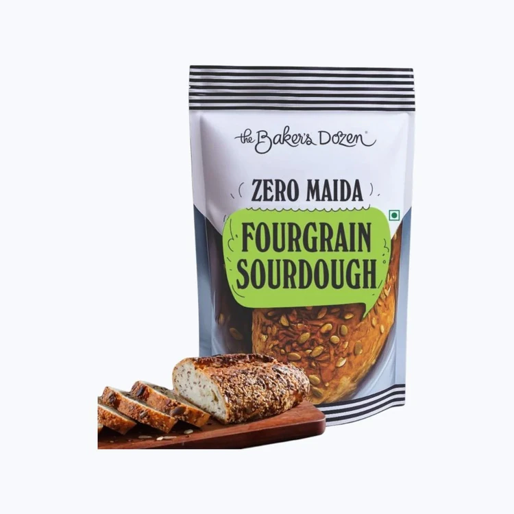 The Baker's Dozen High Protein Fourgrain Seeds Sourdough