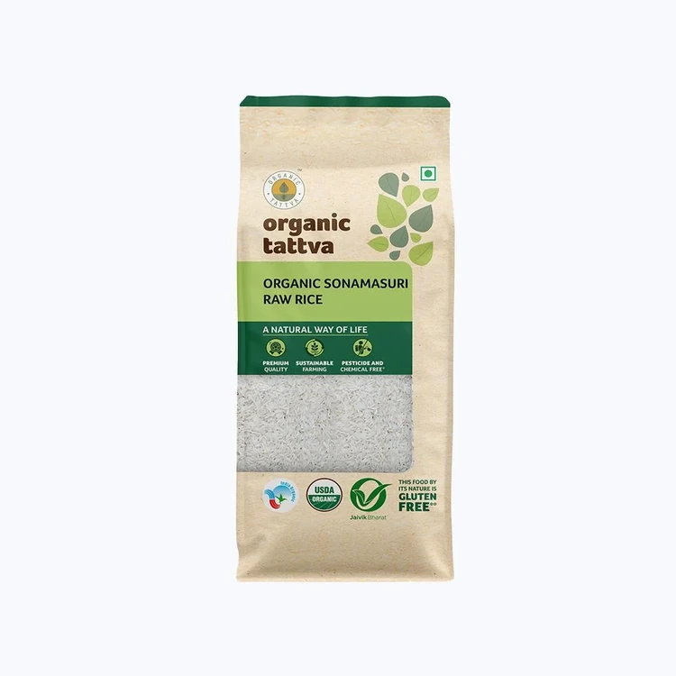 Organic Tattva Organic Sonamasuri Rice 1 kg