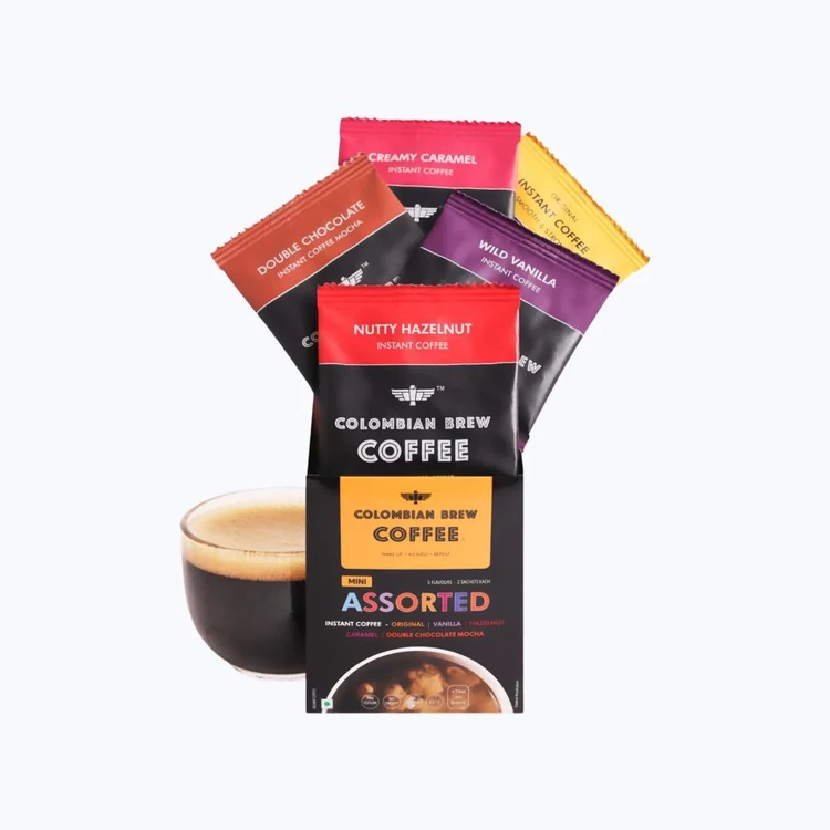 Colombian Brew Coffee Mini Assorted Instant Coffee