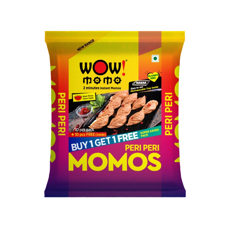 Wow! Momo Peri Peri Momos - Buy 1 Get 1 Free