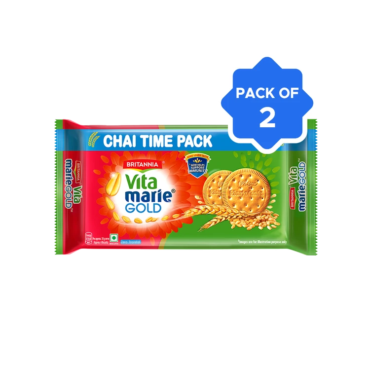 Britannia Vita Gold Marie Biscuits - Pack of 2