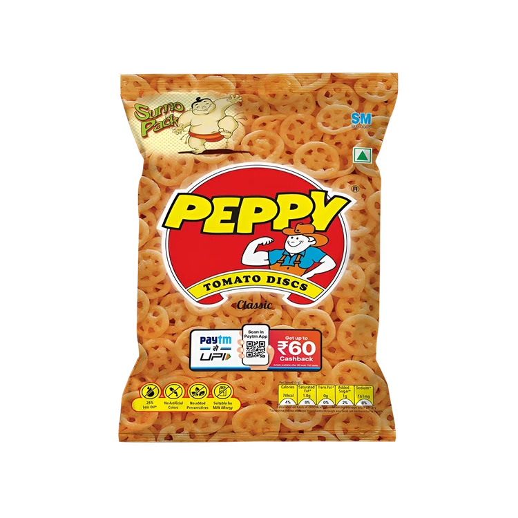 Peppy Tomato Discs Crisps