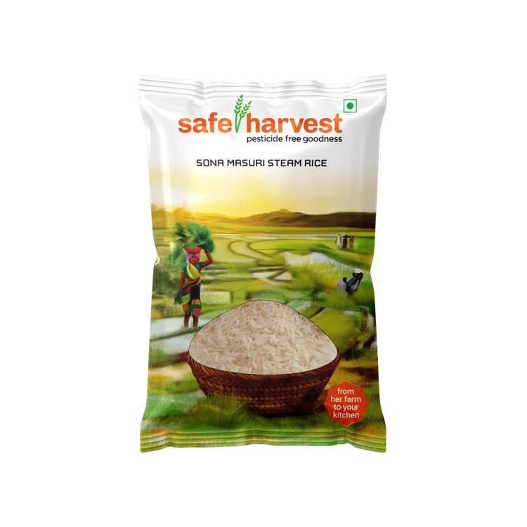 Safe Harvest Pesticide-Free Steam Sonamasuri Rice