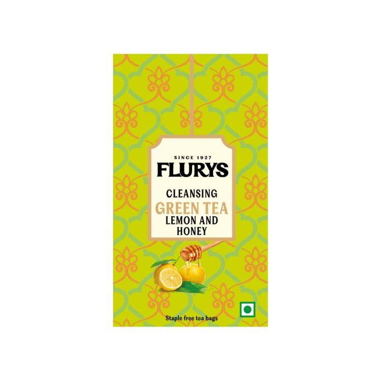 Flurys Lemon And Honey Green Tea Bags
