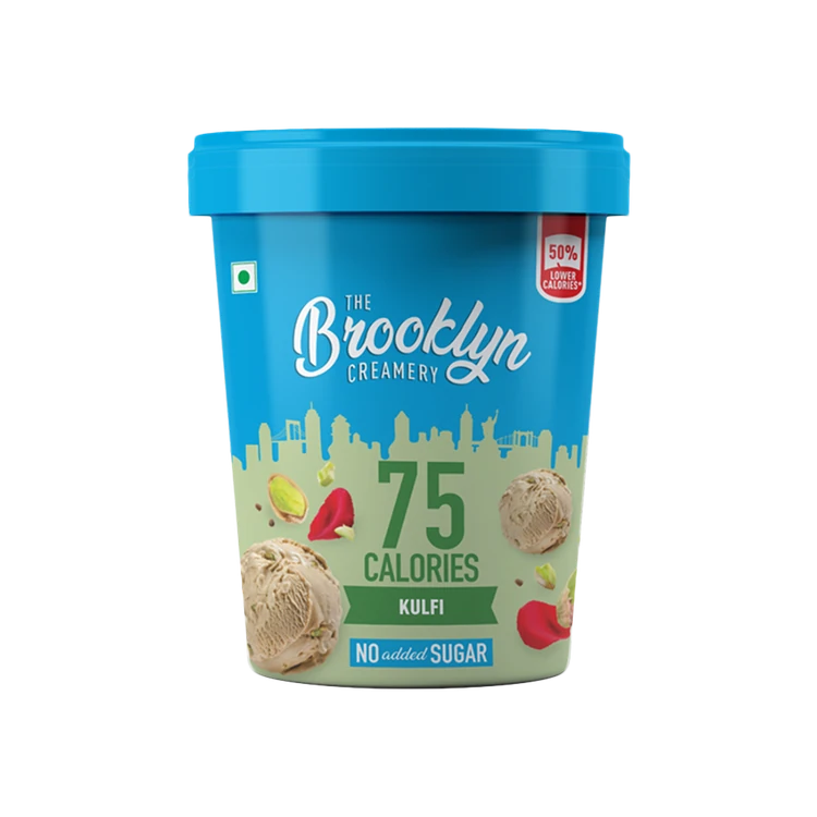 The Brooklyn Creamery Low Calorie Kulfi Ice Cream Cup (Low Calorie)