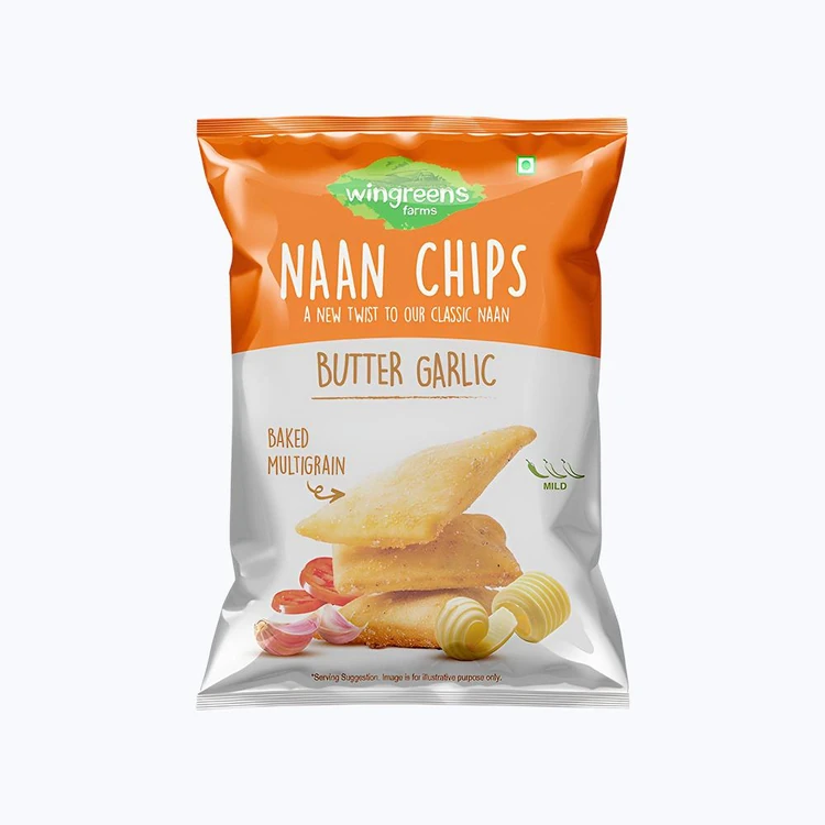 Wingreens Farms Butter Garlic Naan Chips