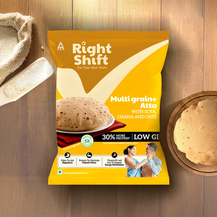 Right Shift Multigrain Atta (High Protein, Low GI) (Siri Daanya Hittu)