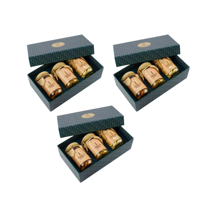 Conscious Food Dry Fruits Gift Pack (Almonds + Cashews + Raisins) 300 g - Pack of 3 (Dry Fruits Udugore Pack)