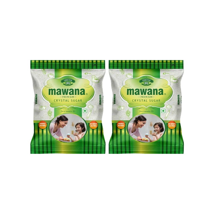Mawana Premium Crystal Sulphurless Sugar - Pack of 2 (Sulphur Rahitha Sakkare)