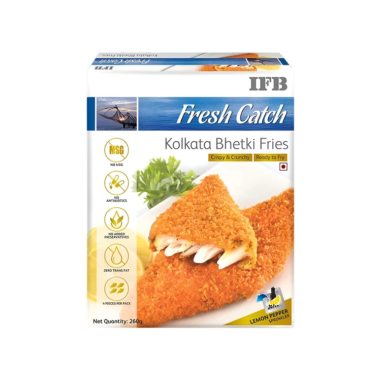 IFB Fresh Catch Kolkata Bhetki Fish Fry (Frozen)