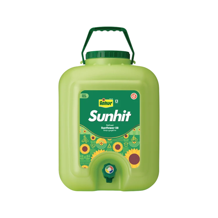 Ankur Sunhit Refined Sunflower Oil (Suryakanthi Enne)
